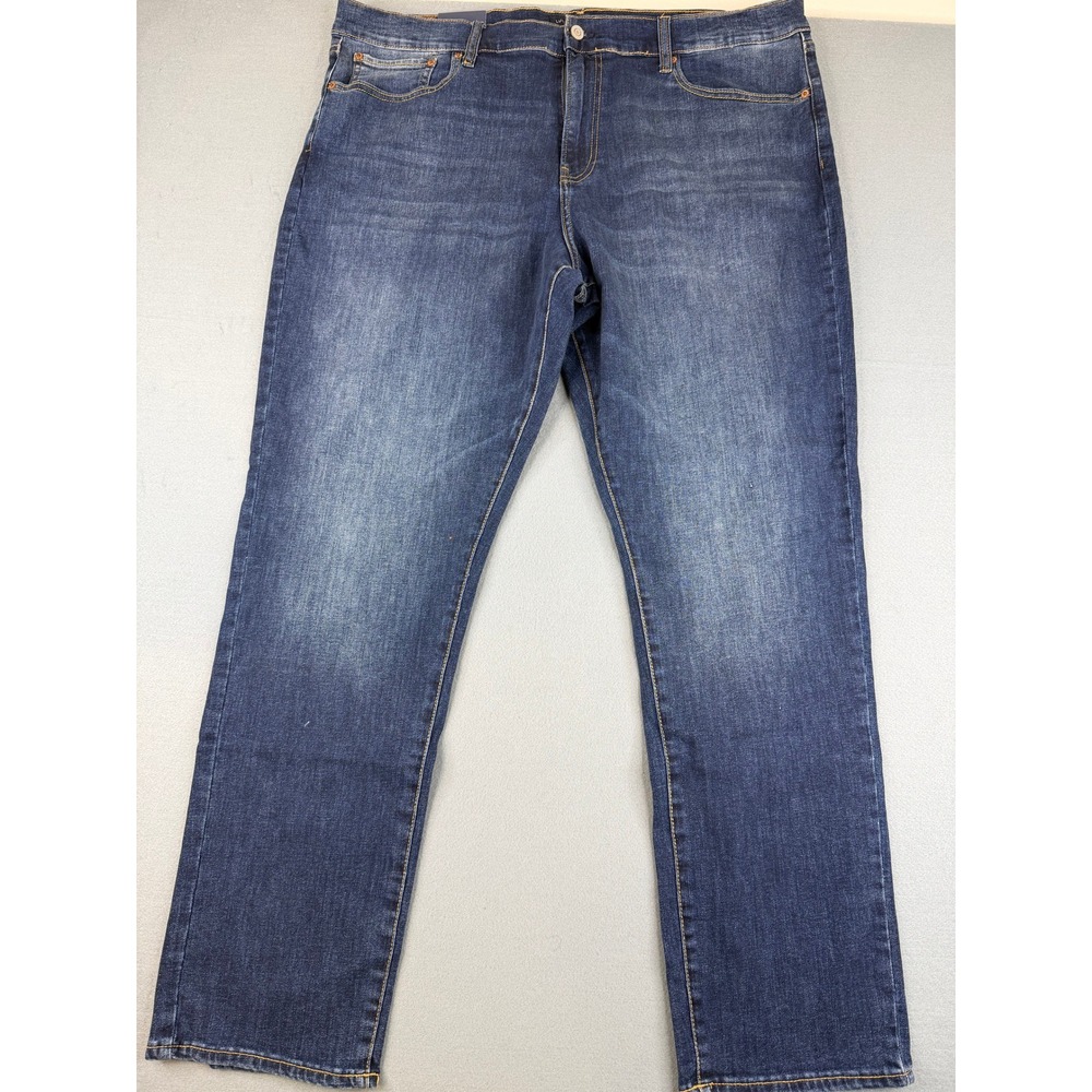Lucky Brand 410 Athletic Straight Mens 40x34 Blue Jeans 1624865